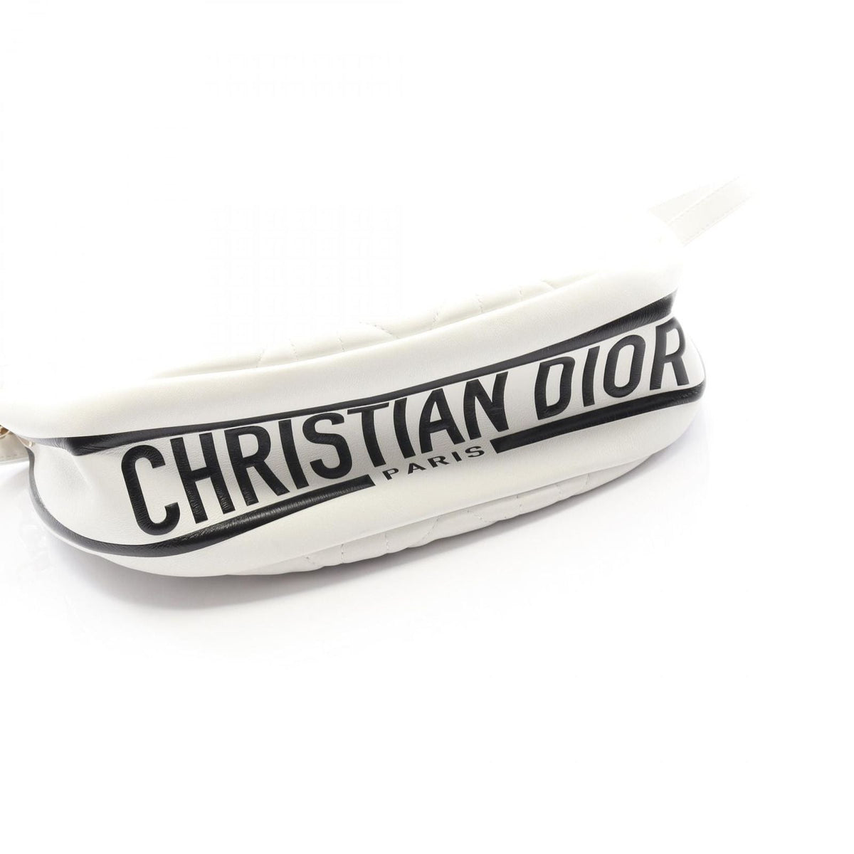 Dior Dio Handbag Vibe Midi Bo Cannage White Leather