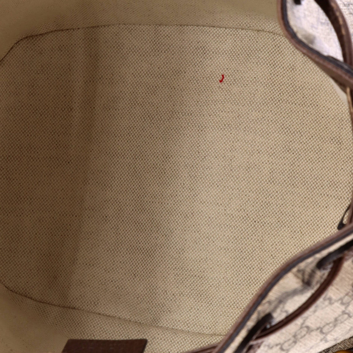 Neo Vintage Drawstring Bucket Backpack GG Coated Canvas Mini
